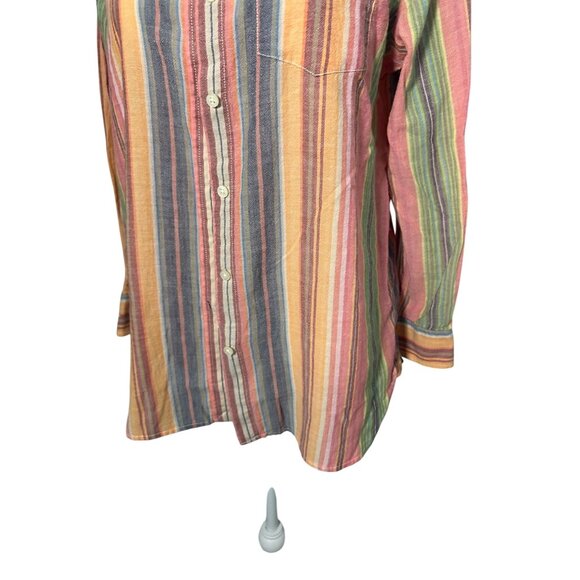 RALPH LAUREN 100% Cotton Striped Button Down Shirt Size XS - Picture 5 of 7